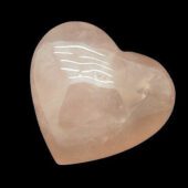 Rose Quartz Puffy Heart Charm For Love (M)1