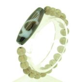 Ruyi Dzi With 8Mm Smoky Quartz Bracelet1