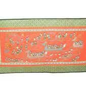 Silk Embroidered Picture Of Hundred Children - Dragon Boat1