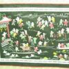 Silk Embroidered Picture Of Hundred Children - Villa and Lake2