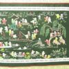 Silk Embroidered Picture Of Hundred Children - Villa and Lake3