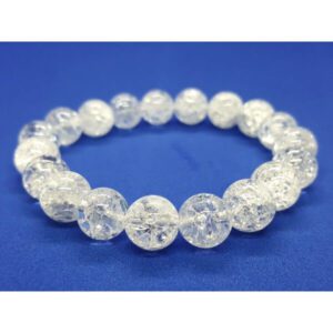 Snowy Clear Quartz Crystal Bracelet 白水晶1