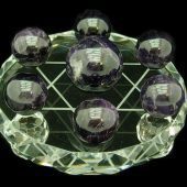 Star Of David With Seven Amethyst Crystal Balls (30Mm, 20Mm)1