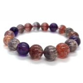 Top Grade Super Seven Gemstone Bracelet (11.3mm) 超7水晶1