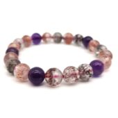 Top Grade Super Seven Gemstone Bracelet (8.8 mm) 等级超7水晶1