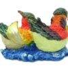 Vibrant Mandarin Ducks with Lotus2