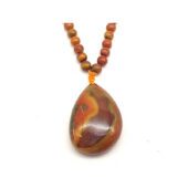 Zhanguo Warring States Red Agate Pendant 战国红玛瑙1