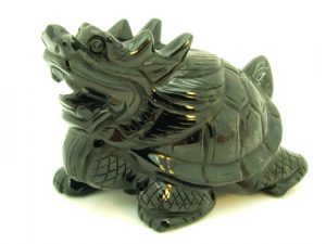 Obsidian Crystal Fengshui Dragon Tortoise (L)