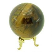 Tiger's Eye Crystal Ball 80Mm