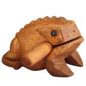 wooden money frog