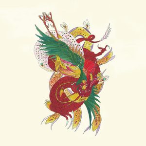 Phoenix Dragon Tattoo Flash