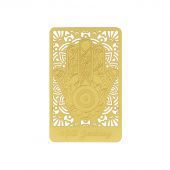 Anti-Jealousy Gold Talisman Card