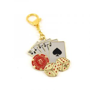 Winning Hand Wealth Talisman Feng Shui Keychain for Luck in Betting