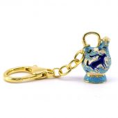 Teapot With Completion Horse Amulet Feng Shui Keychain