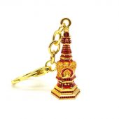 Manjushri Wisdom Stupa Amulet Keychain