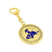 Rat Peach Blossom Amulet Feng Shui Keychain