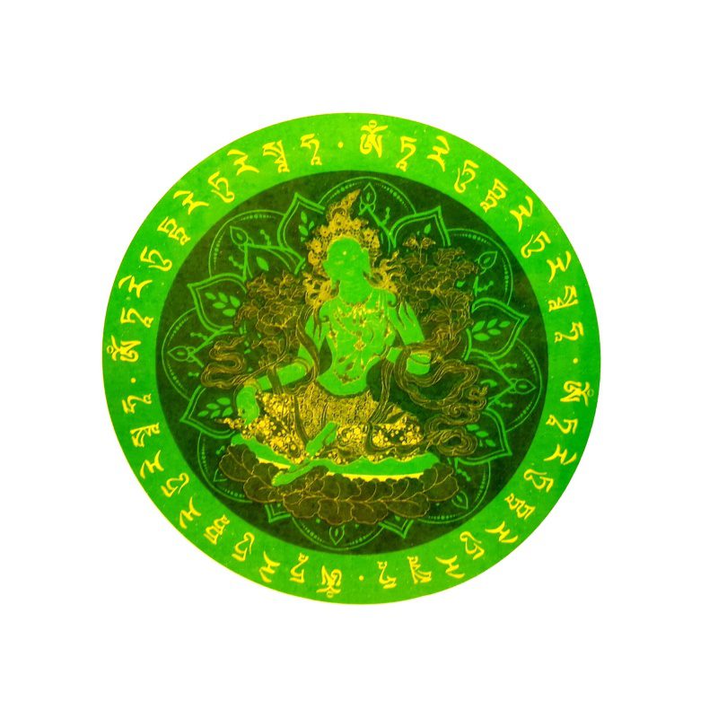 Green Tara Window Sticker