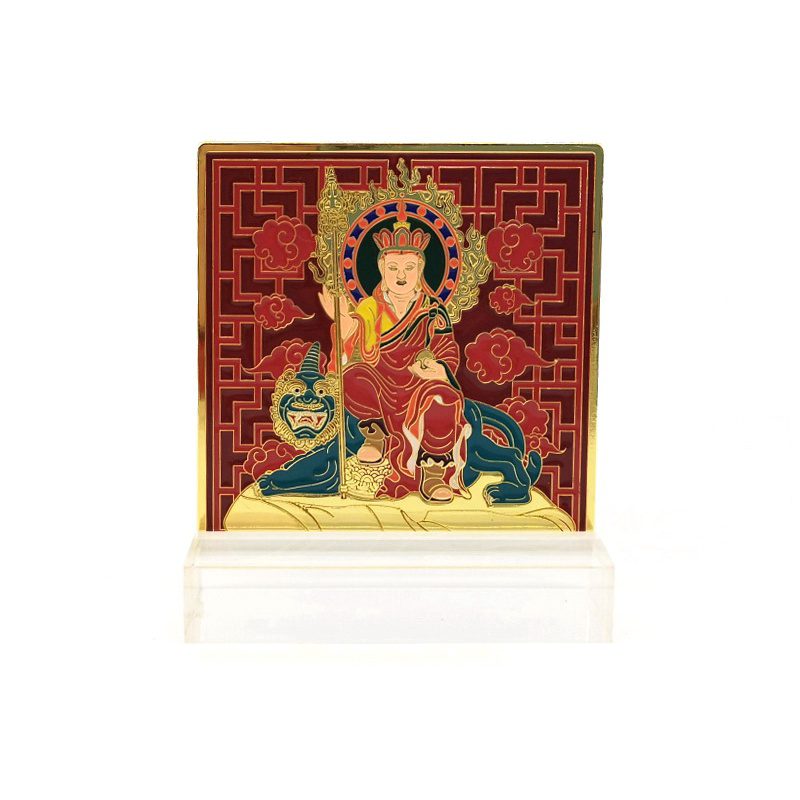 Ksitigarbha, Buddha Of Protection Mini Feng Shui Plaque