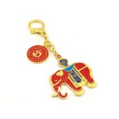 Red Prosperity Elephant Feng Shui Amulet