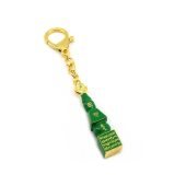 Emerald Pagoda Keychain