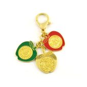 Trinity Of Apple Amulet Keychain