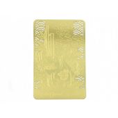 Good Health Talisman Feng Shui Gold Card