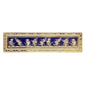 Nine Dragon Feng Shui Plaque In Royal Blue