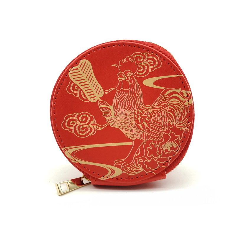 Rooster Coin Feng Shui Purse