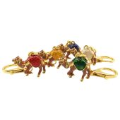 Cash Flow Camels Amulet Keychain