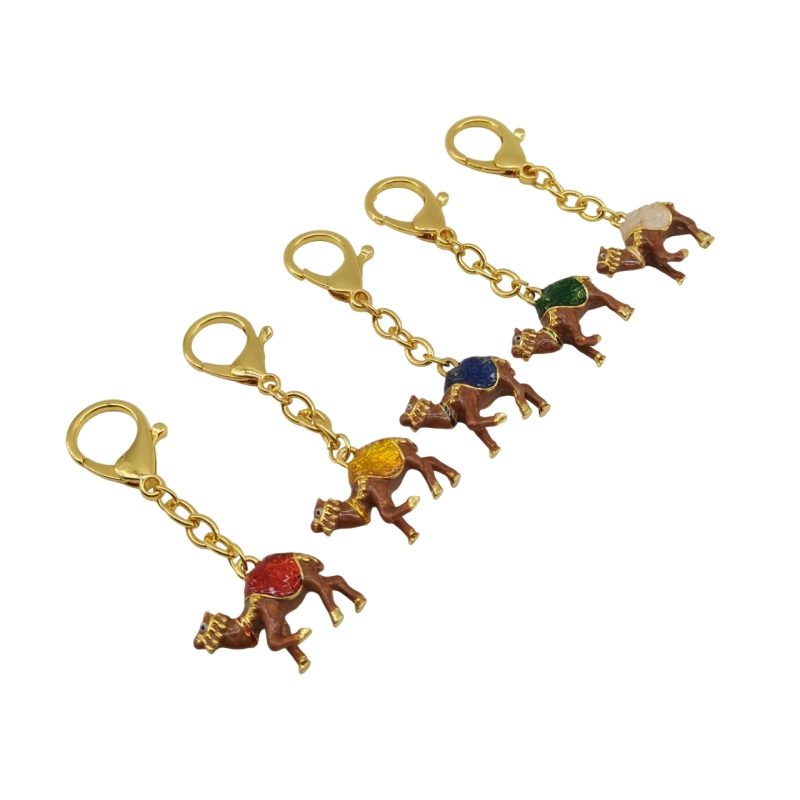 Cash Flow Camels Amulet Keychain