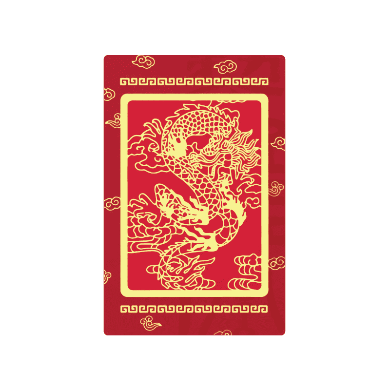Prosperity Flag with Dragon