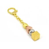 White Umbrella Goddess Pagoda Amulet Keychain