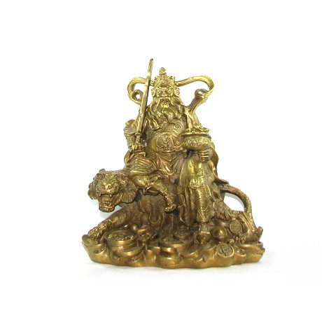 Brass Military Wealth God (XL) for Prosperity and Gambling Luck 1