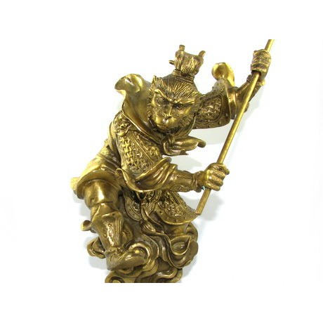 Brass Monkey God Statue (L) - Sun Wu Kong 1