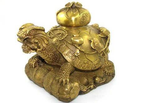 Brass Tortoise with Eight Immortals Magical Objects 1