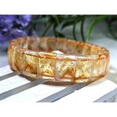 Citrine Pyramid Crystal Bangle 1