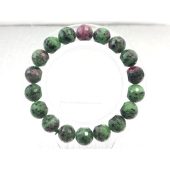 Faceted Ruby Zoisite Bracelet (11.5 mm) 1