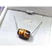 Tiger Eye Barrel Crystal Pendant 1