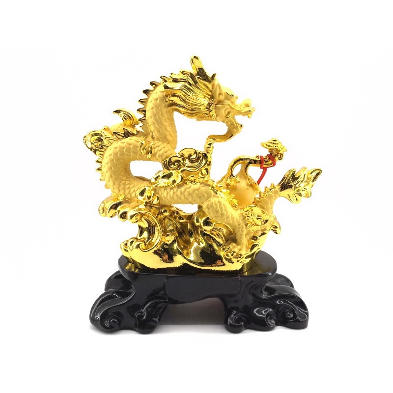 Exquisite Golden Dragon with Wulou 3