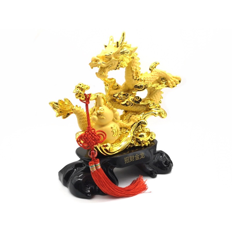 Exquisite Golden Dragon with Wulou 4
