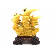 Exquisite Golden Wealth Ship 1