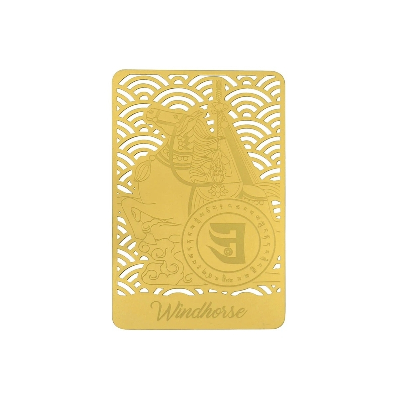 Windhorse Gold Card for Success Luck 1