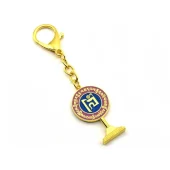 Anti Burglary Plaque Amulet Keychain