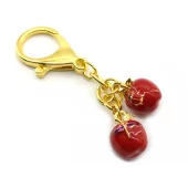 Pair of Harmony Apples Amulet Keychain