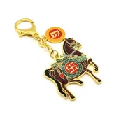 3 Powers Windhorse Amulet Keychain