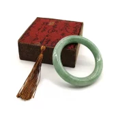 Round Jade Bangle