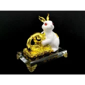 Prosperity White Rabbit with Wulou