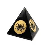 Four Celestial Animals Obsidian Pyramid