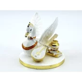 Swan of Saraswati with Sacred Implements