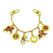 Trinity of Horses Bag Charm Hanging Horse